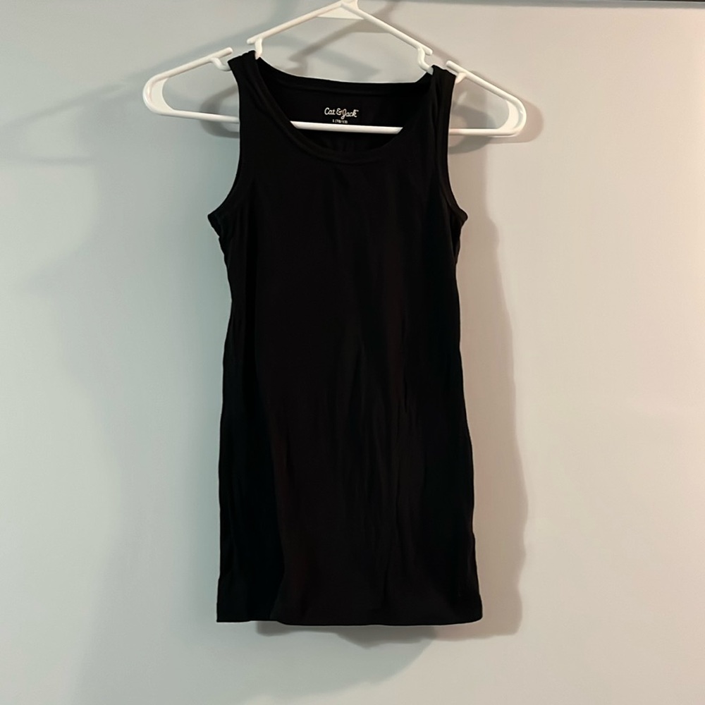 Kids Cat and Jack black tank top